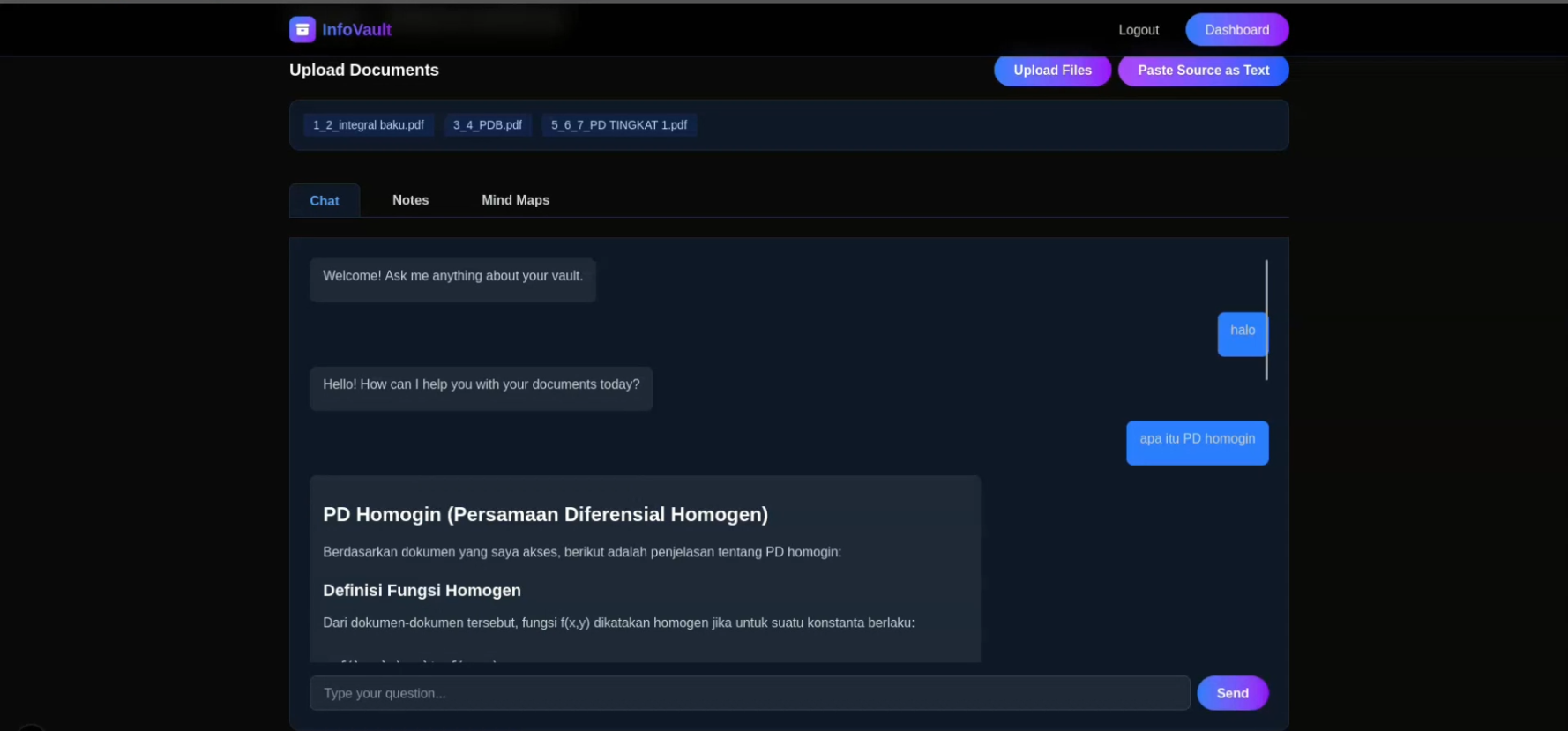 Info Vault Screenshot